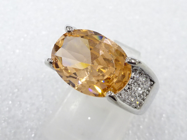 色石　指輪(10号)